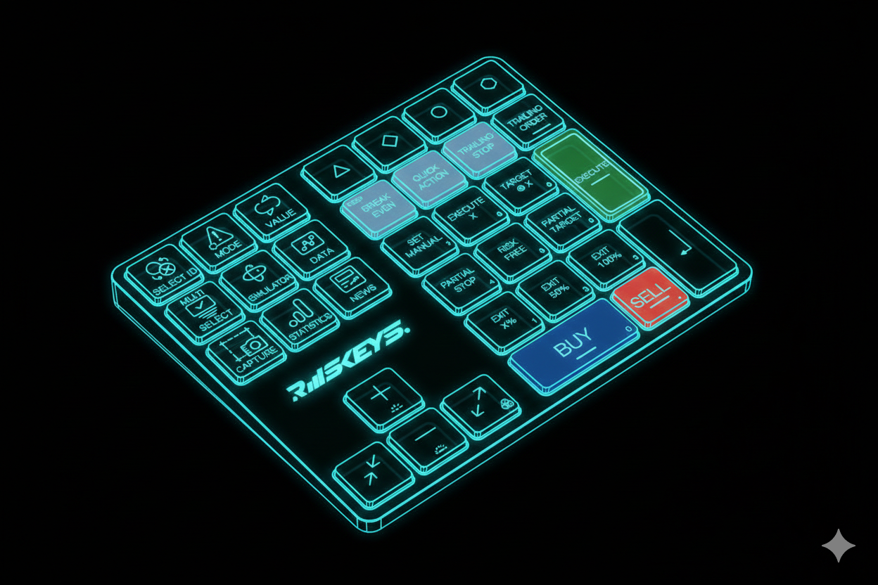 Riskeys PLUS+ (Smart Trading Keypad + DIGITAL ALL IN ONE)